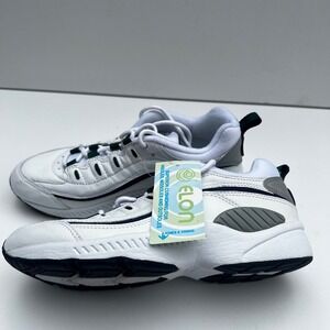 Easy Spirit Anti-Gravity Walking Running Shoes White Leather Elon Cushioning